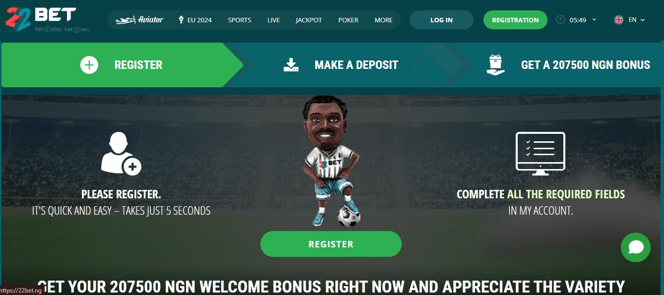 22bet bonus