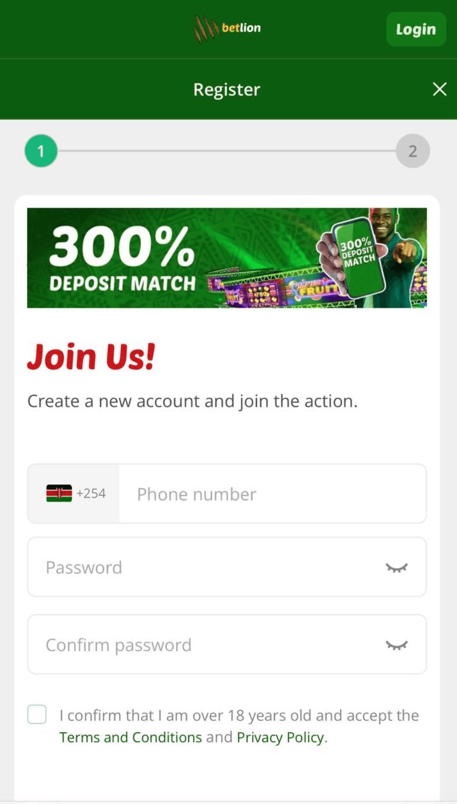 LionBet Welcome Bonus