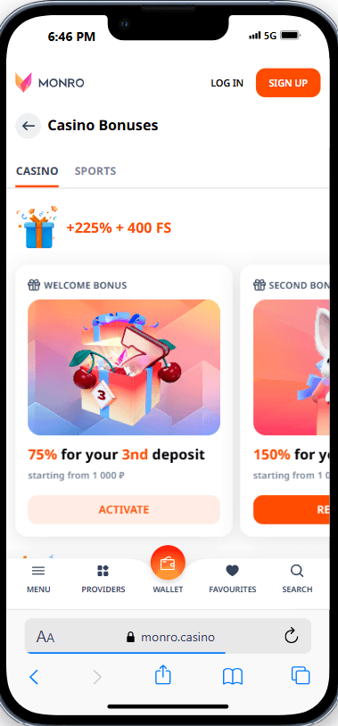 Casino Monro Review für Spieler aus Deutschland