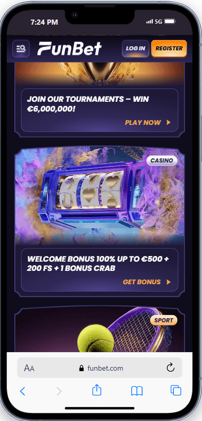 Funbet casino bonus