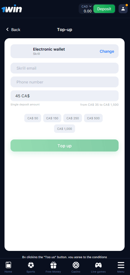 1win Canada Review: iPhone-Friendly Casino Experience