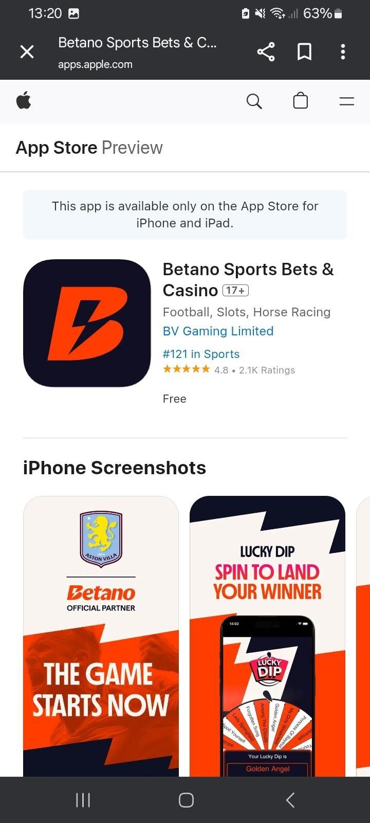 Betamo app