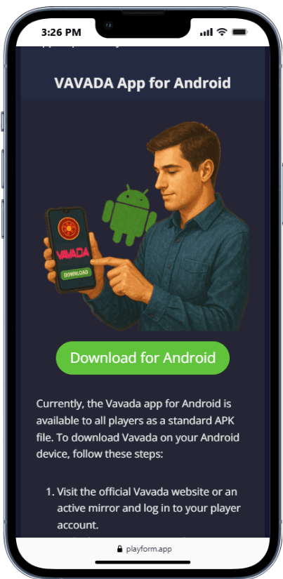 Vavada app