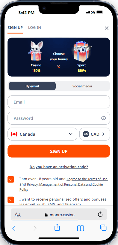 Monro Casino Promo Code Bonus Review for Canadian Players
