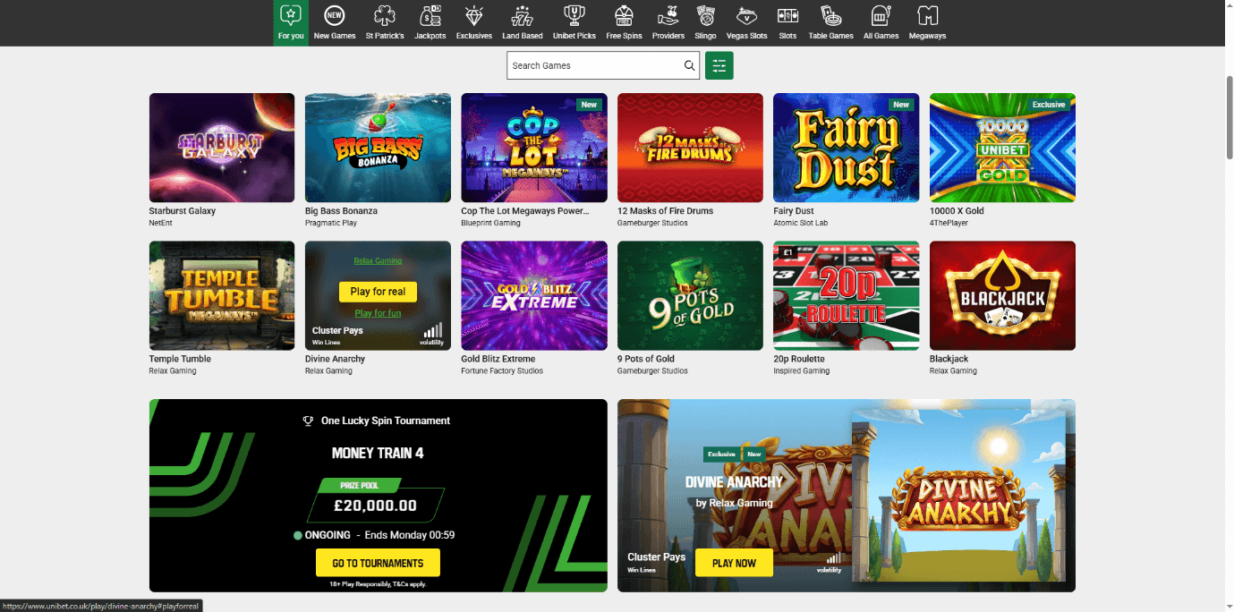 Unibet Casino Review Image