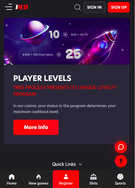 1red Casino Login for UK Players: Updated Bonus Codes and Promotions