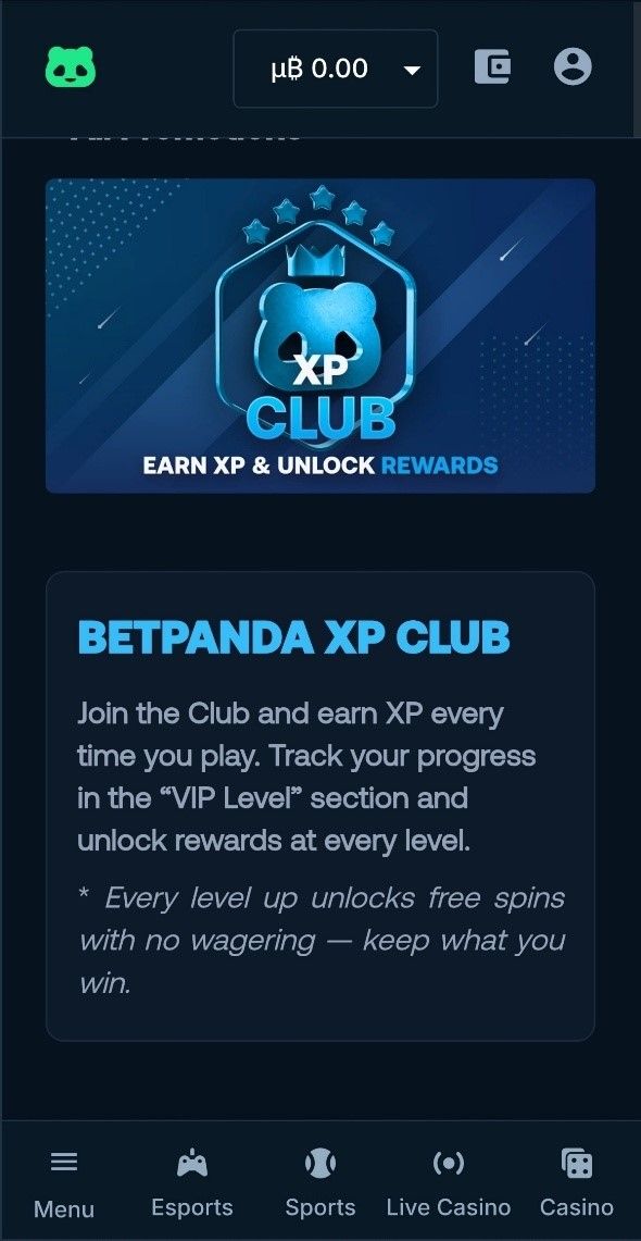 Betpanda login