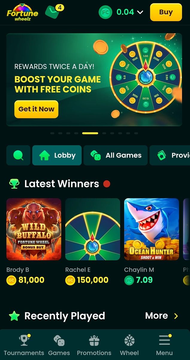 Android-App Wheelz Casino: Ein Praxistest für Spieler aus Deutschland