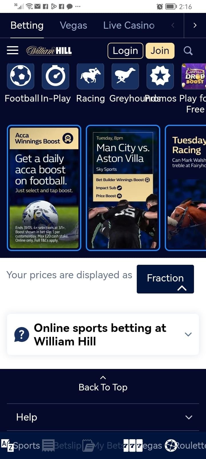 UniBet Casino en Wedden op Sport met de UniBet App